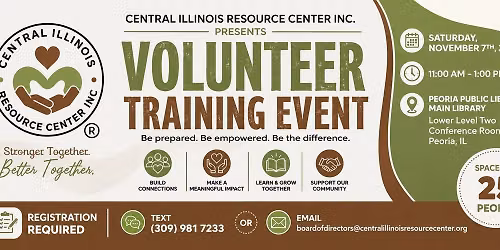 Volunteer Sign-Up & Training Event