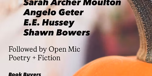 Book Buyers' Fall 2025 Poetry + Fiction Reading