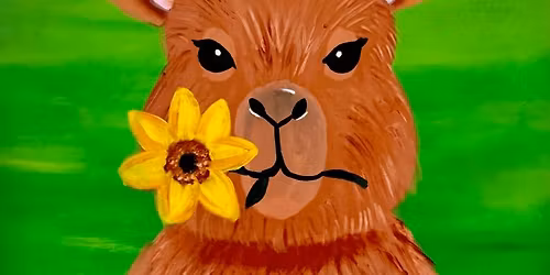 \ud83c\udf38\ud83e\uddab Spring Capybara with Party Paint @ DiCicco\u2019s Clovis \u2013 The Lounge \ud83e\uddab\ud83c\udf37