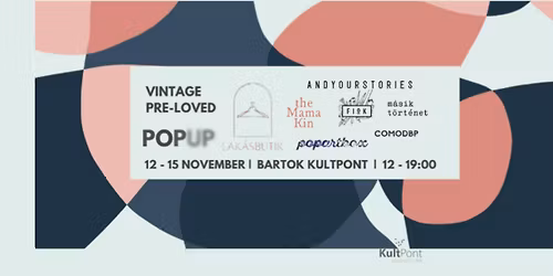 VINTAGE & PRE-LOVED \/\/BART\u00d3K POPUP