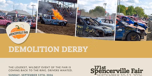 171st Spencerville Fair, Demolition Derby