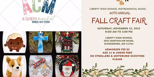 a crafty market @ Liberty High Instrumental Music Boosters Fall Craft Fair