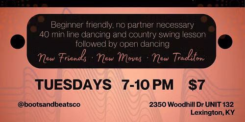 Country Swing and Line Dancing Night