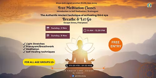 Free Meditation Classes
