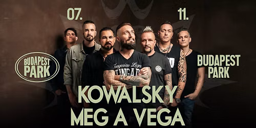 Kowalsky meg a Vega - Budapest Park