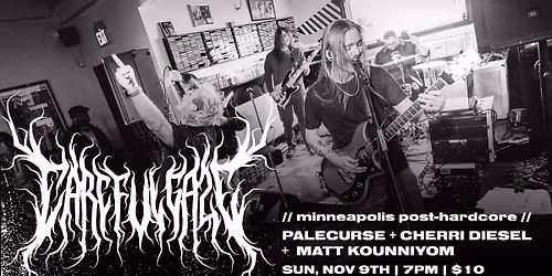 CAREFUL GAZE, PALECURSE, MATT KOUNNIYOM, CHERRI DIESEL @ Treedome