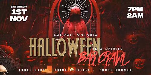 Beer & Spirits Halloween Crawl \u2013 London, Ontario 2025