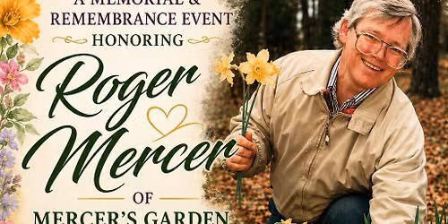 Roger Mercer Remembrance event