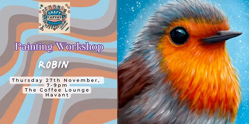 Craft and Canvas Painting Workshop: Robin