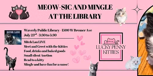 MEOW-SIC and Mingle at the Library