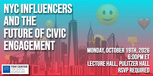 NYC influencers and the Future of Civic Engagement