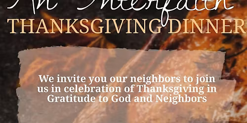 Thanksgiving Dinner Invitational 2025