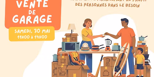 \ud83c\udf89 GRANDE VENTE DE GARAGE AU CENTRE ESPOIR ! \ud83c\udf89