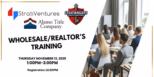 Wholesale\/Realtor Training Session