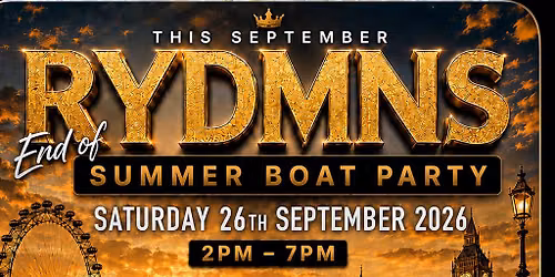Rydmns End of summer Boat party