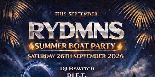 Rydmns Boat party