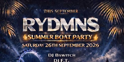Rydmns Boat party