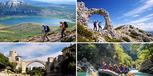 Prvomajska avantura u Hercegovini: \u010cvrsnica, Vran, Mostar, rafting Neretvom