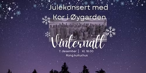 VINTERNATT - Julekonsert med Kor i \u00d8ygarden