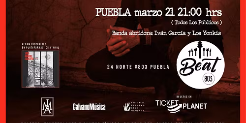 Jos\u00e9 Manuel Aguilera presenta Tinta Negra y Roja en Puebla. Beat 803