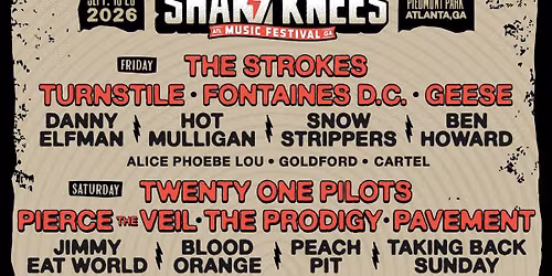 Shaky Knees Music Festival: The Strokes Turnstile & Geese - Friday