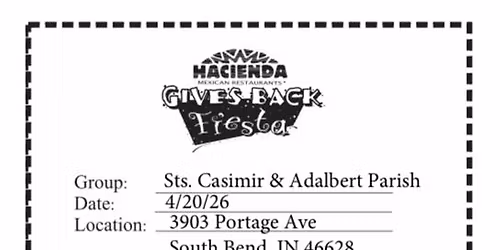 Gives Back Fiesta for Sts. Casimir & Adalbert Parish!