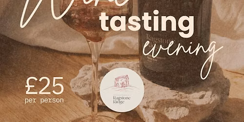 Wine Tasting Evening with Ragstone Ridge