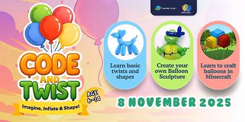 Activities for Kids Near Me: Minecraft Coding & Balloon Sculpting Workshop