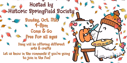 Fall Art Party with Dany Hosted by Historic Springfield Society