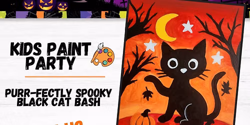 Purr-fectly Spooky Kids Paint Party!