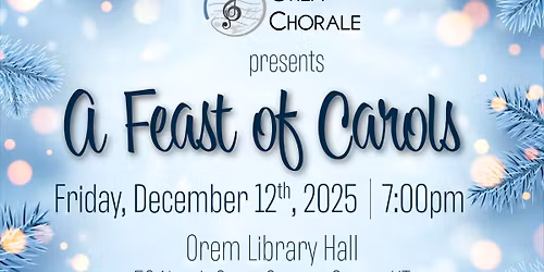 Orem chorale Christmas choir concert