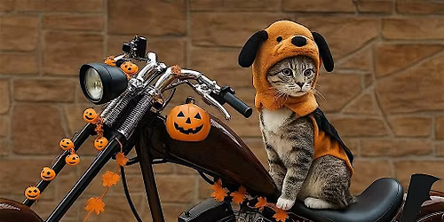 Motorcycle Halloween Decoration  Contest