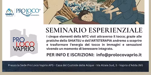 IL TOCCO  Percorso esperienziale attraverso i 5 elementi 