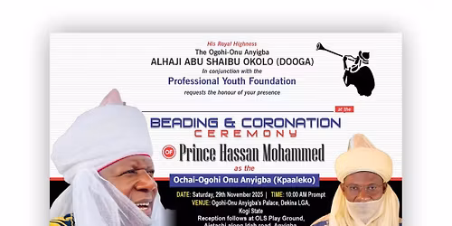 Beading and coronation ceremony 