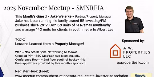 Real Estate Meetup Mankato Nov 2025