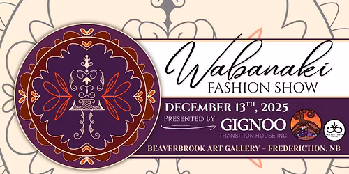 Wabanaki Fashion Show