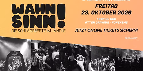 Wahnsinn! - Die Schlagerfete im L\u00e4ndle