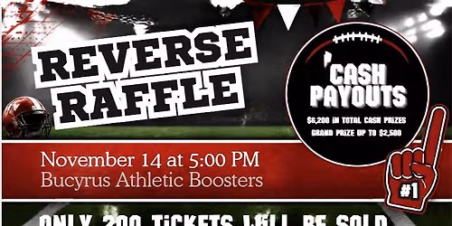 Bucyrus Athletic Boosters Reverse Raffle