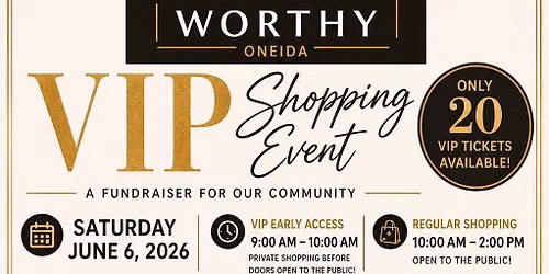 Oneida CSD Foundation VIP Shopping Event