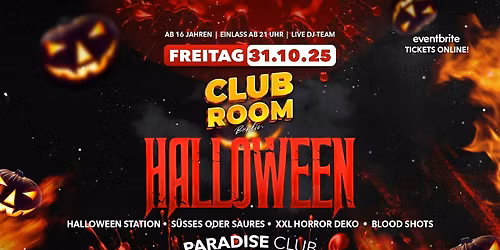 Halloween 16+ Party Berlin by Club Room