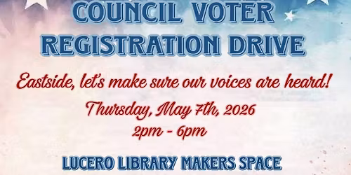 Eastside Neighbor's Council Voter Registration Drive 