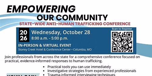 2026 Empowering Our Community Anti-Human Trafficking Conference