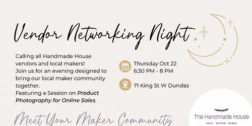 Vendor Networking Night with The Handmade House