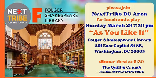 NextTribe DC - Shakespeare's As You Like It