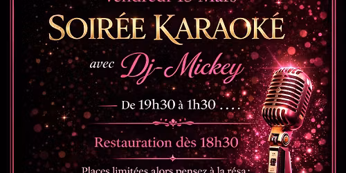 Soir\u00e9e Karaok\u00e9 Vendredi 13 Mars Au O Lyly Pop \u00e0 Haguenau
