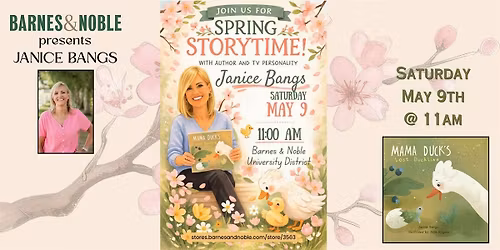 A Special Story Time with Janice Bangs