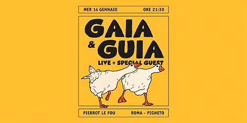 Gaia & Guia live + Special guests