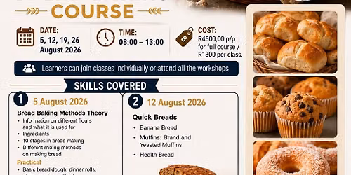 Basic Bread Baking Classes in August 2026