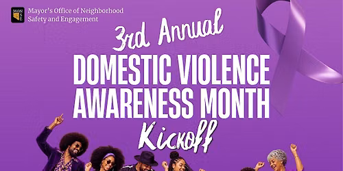 Baltimore City's 3rd Annual Domestic Violence Awareness Month Kickoff