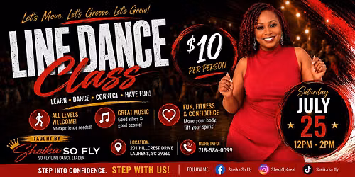 Sheika So Fly Line Dance Class